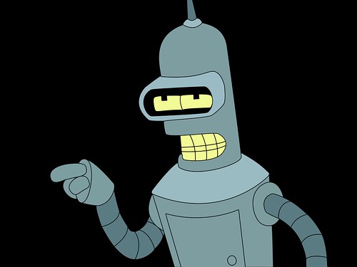 Bender challenging you to play